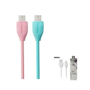 Cable micro usb DISPONIBLE en ROSE -BLEU (RC-050M)