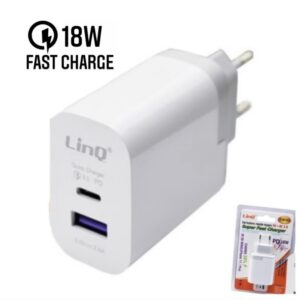 Adaptateur rapide 2usb PD+QC (T-9V22)