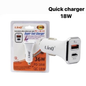 Adaptateur usb/usb-c voiture  (C-4A36)