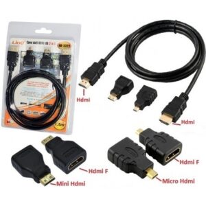 Cable HDMI a MINI et MICRO HDMI 3en1 HD-3322